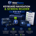 Keyboard Navigation & Screen Reader Fix Kit